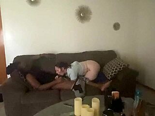 She Keeps Sucking Deepthroat While Her Ass Jiggles In Doggystyle!