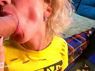 horny milf plays with pussy toys and doggystyle ass fuck