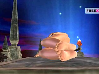 An animated cartoon video of an Indian bhabhi in various positions