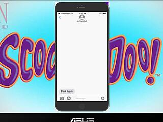 Velma Dinkley as sexretary in enchanted Scooby Doo part 2, teasing in office.