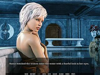 We're watching hot lesbian fucking in this 3d anime hentai