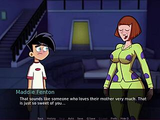 maddie rides danny in amity park cowgirl sex