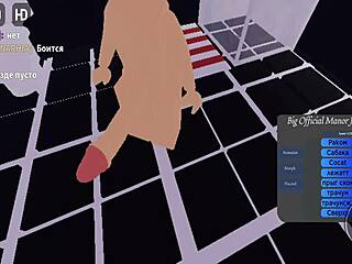 In roblox, two guys explore passionate gay encounters with intense anal action