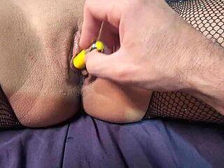 Brazilian Wife Moans Loud Using Toy on Wet Pussy