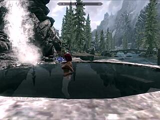 Triss Merigold Rips Clothes for Strapon Fun in Hot Spring