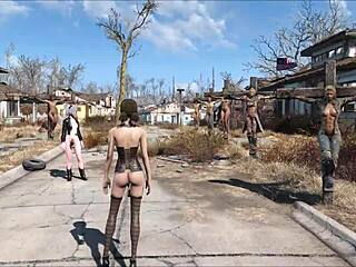 i love this teen brunette in fo4 bdsm fashion