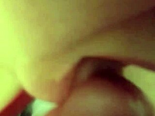 Intense emotions surge during this monster cock blowjob session with deep passion.