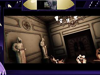 Want to See the Brunette's Big Tits in This Hentai Game?