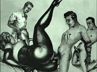 Check out these classic vintage erotic drawings