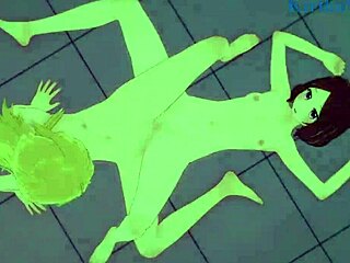 Holy Shit! Rin Toyama And Ko Yagami Go Wild In Lesbian And Futanari Hentai!