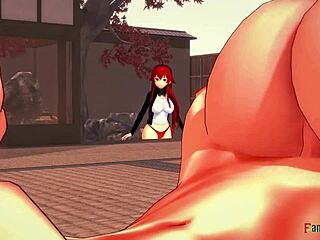 mushoku sexsei eris catches roxy banging and joins in