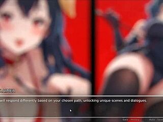 I love watching my girlfriend expose her huge tits and perfect ass in this 3D hentai game.