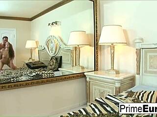 cute evelyne foxy's perfect pussy gets blowjob and fucking 😍