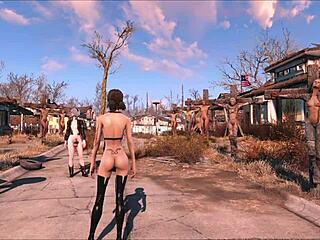 i love this teen brunette in fo4 bdsm fashion