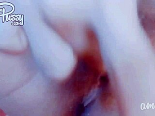 close-up of amateur asian filipina teen girlfriend fingering at home