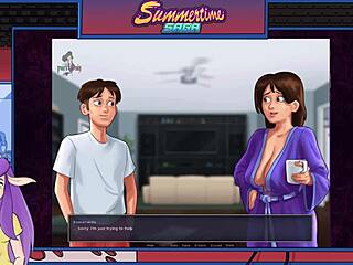 Summertime saga part 16 with blonde and brunette