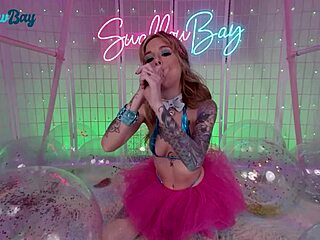 Lysagna Del Rey Rides Cock in Lingerie on Sex Swing