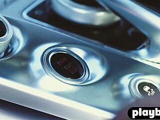 Perfect Brunette Alexandra Tyler Exposes Nice Boobs in Outdoor Pose