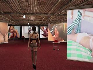 Fallout 4 Porn Fashion with Cute 3D Anime Brunette Characters