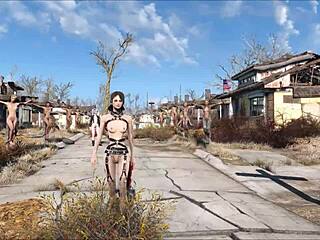 i love this teen brunette in fo4 bdsm fashion