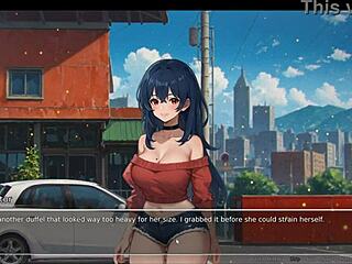 I love watching my girlfriend expose her huge tits and perfect ass in this 3D hentai game.
