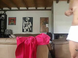 Nippleringlover Horny MILF Sticking Tattoos on Huge Pierced Nipples Close-Up