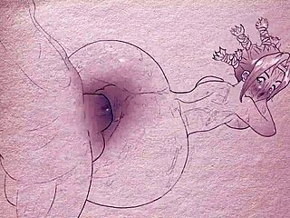 animated hentai hunter x hunter menchi gets wild in 2d sex