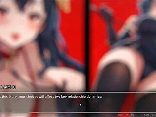 I love watching my girlfriend expose her huge tits and perfect ass in this 3D hentai game.