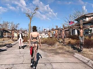 i love this teen brunette in fo4 bdsm fashion