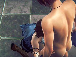 Yuna sucks and gets anal in Final Fantasy