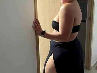 Extraño folla a colombiana joven después del club en sexo en auto público