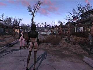 i love this teen brunette in fo4 bdsm fashion
