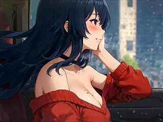 Miluju sledovat, jak moje přítelkyně odhaluje své obrovské kozy a perfektní prdel v téhle 3D hentai hře