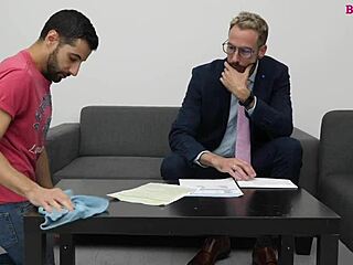 I’d do anything to keep this job, even bareback anal action