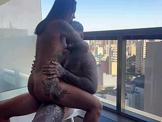 Sister-In-Law Surprises Me In Panties On Balcony?