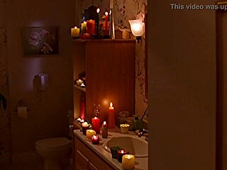 Tania Saulnier Showers Nude, Blonde European Babe Bathing Seductively In Spanish Video