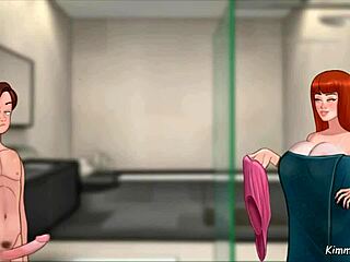 in sexnote anime, stepmom discovers stepsis's huge bad dragon dildo hidden from neighbors