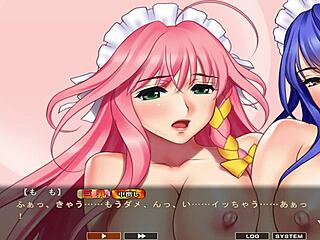 maid-san to boin game final scene orgy english