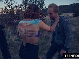 Keisha Grey's creampie adventure with Teenfidelity stirs deep emotions of passion and outdoor ecstasy.