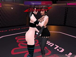 Kinky fight club battle between Gawthicc and Julia in anime