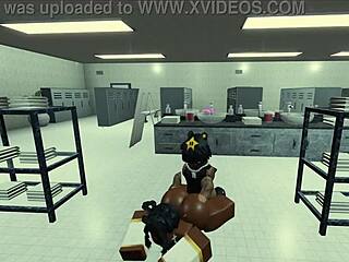 Aksi Roblox: Biarawati Hitam Panas Liar Sekali