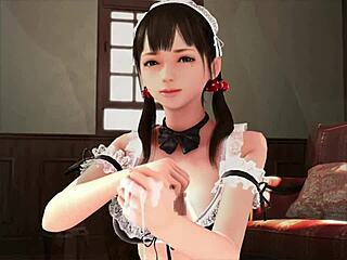 Super naughty maid with anime twists.