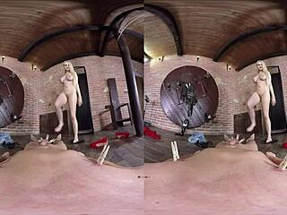Hot bdsm in virtual reality spanking fun