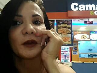 Latina Meets Friend At Mall. She Fucks His Brother In Shop.