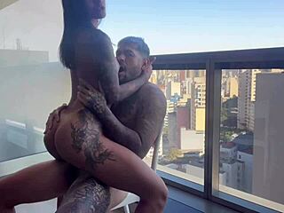 Sister-In-Law Surprises Me In Panties On Balcony?