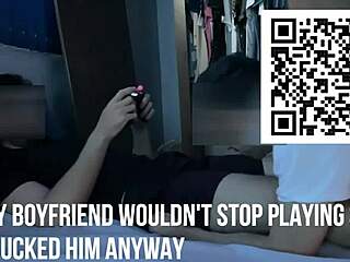 bf ignores playstation for my deepthroat cum swallow.