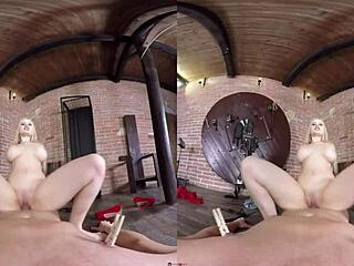 Hot bdsm in virtual reality spanking fun