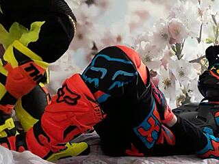 gay motocross bikers tread boots in costumes 😎🏍️