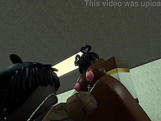 Aksi Roblox: Biarawati Hitam Panas Liar Sekali