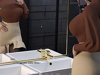 Nice Bath After Cum On Tit